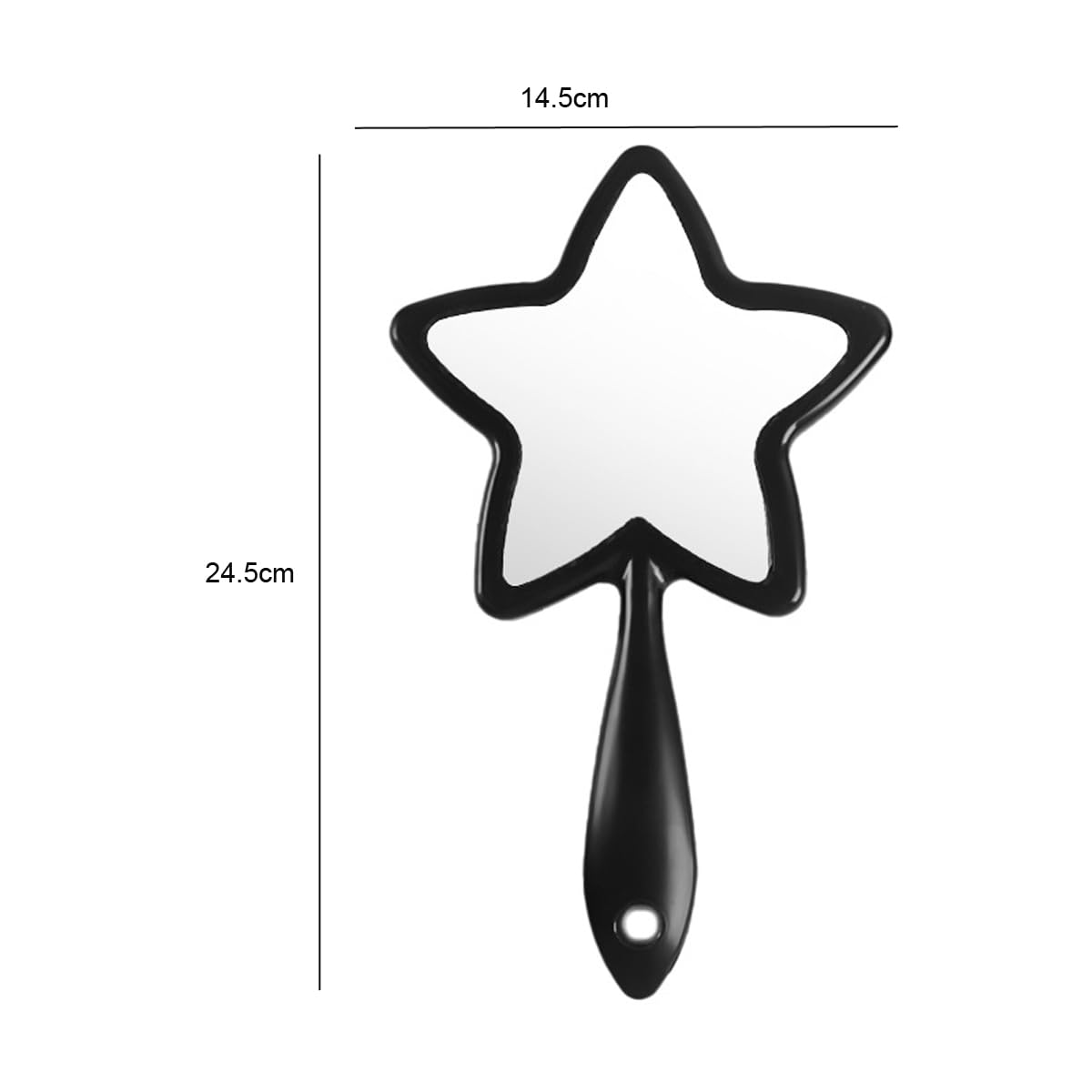 Amazon.com: mollensiuer 1Pc Star-Shaped Handheld Mirrors Plastic
